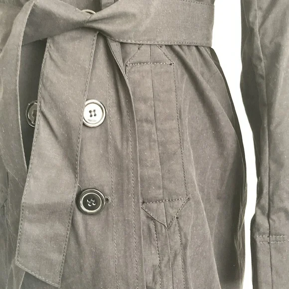 JouJou Black Belted Coat - Picture 4 of 10